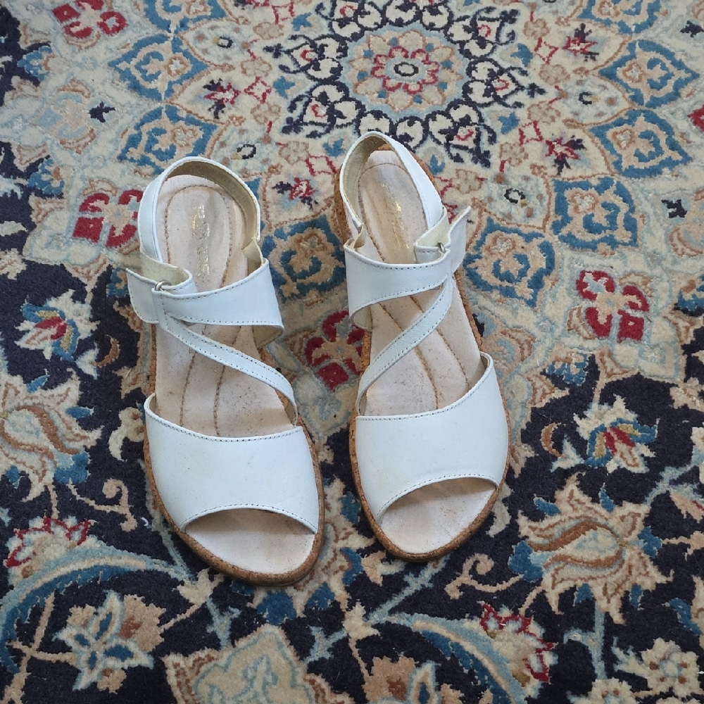 Gilbert Rohde White Sandals